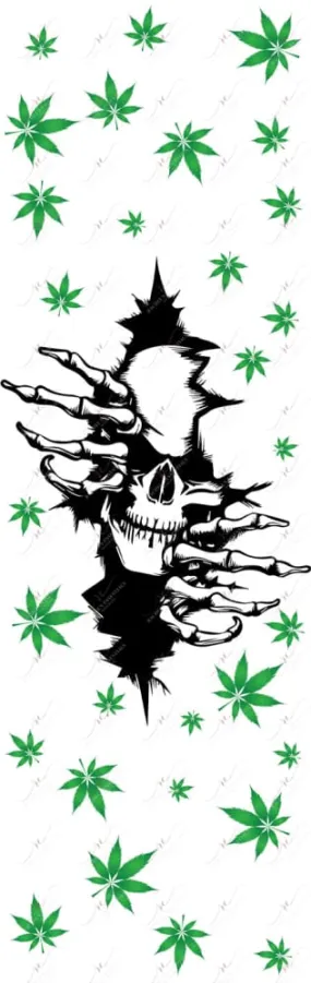 Skull leaf - vinyl pen wrap