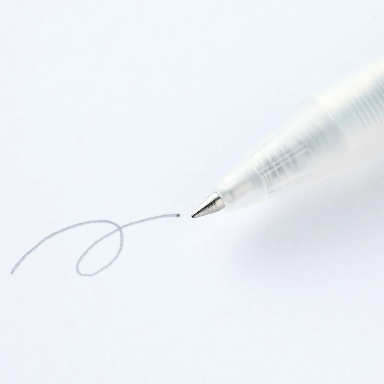 Smooth Gel Ink Ballpoint Pen - Knock Type 0.5mm
