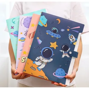 Space Theme Expanding File Folder - Assorted Colors