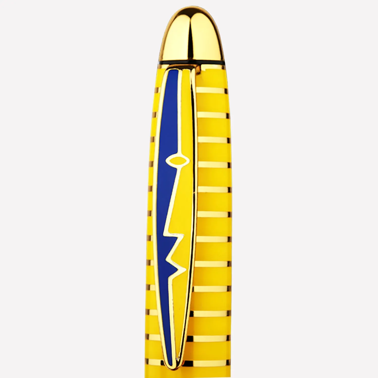 Stunning Yellow and Blue Picasso Inspired Fountain Pen
