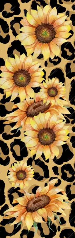 Sunflower leopard - vinyl pen wrap