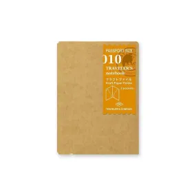 Traveler's Company - 010 Kraft Paper Folder (Passport)