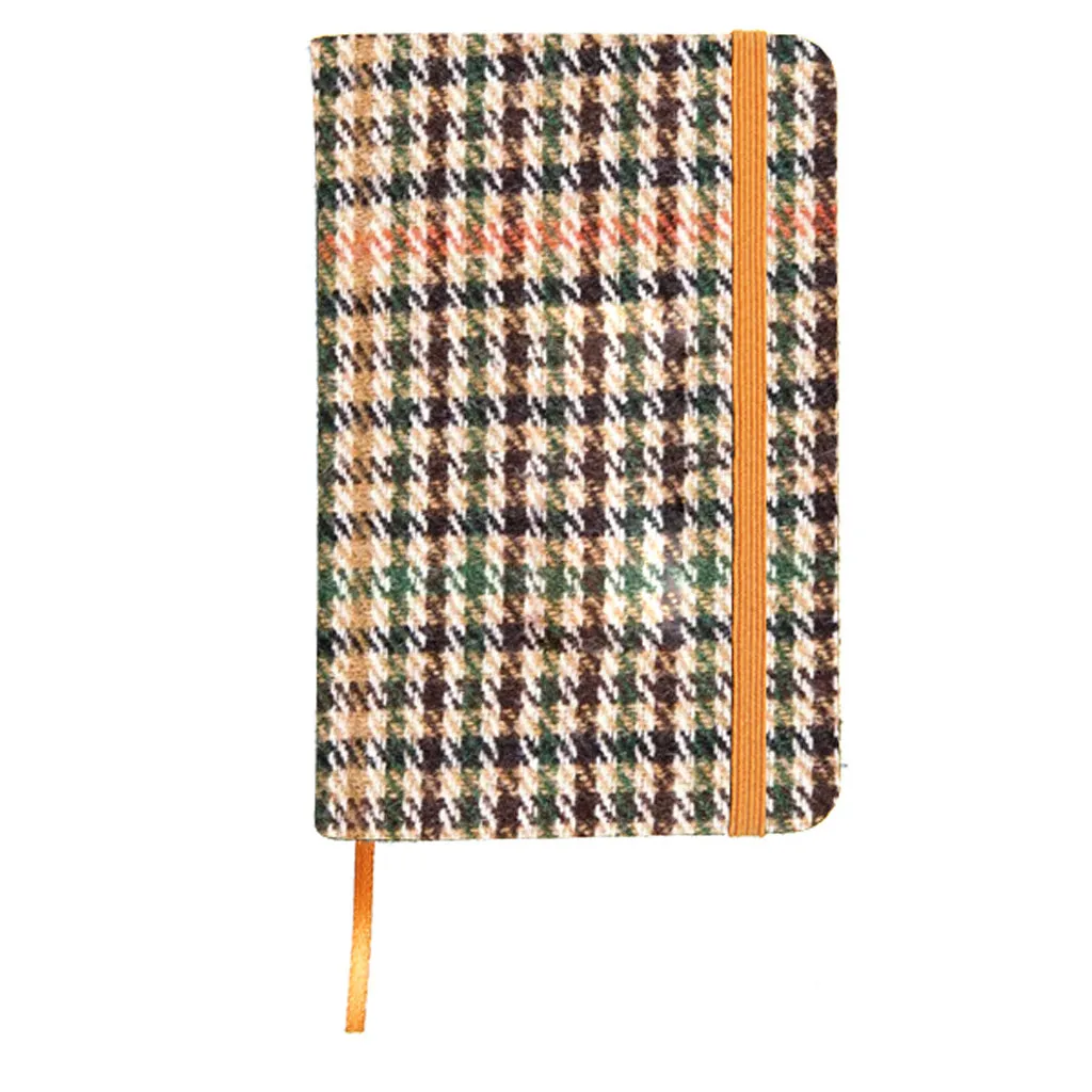 Tweed Covered Lined Notebook