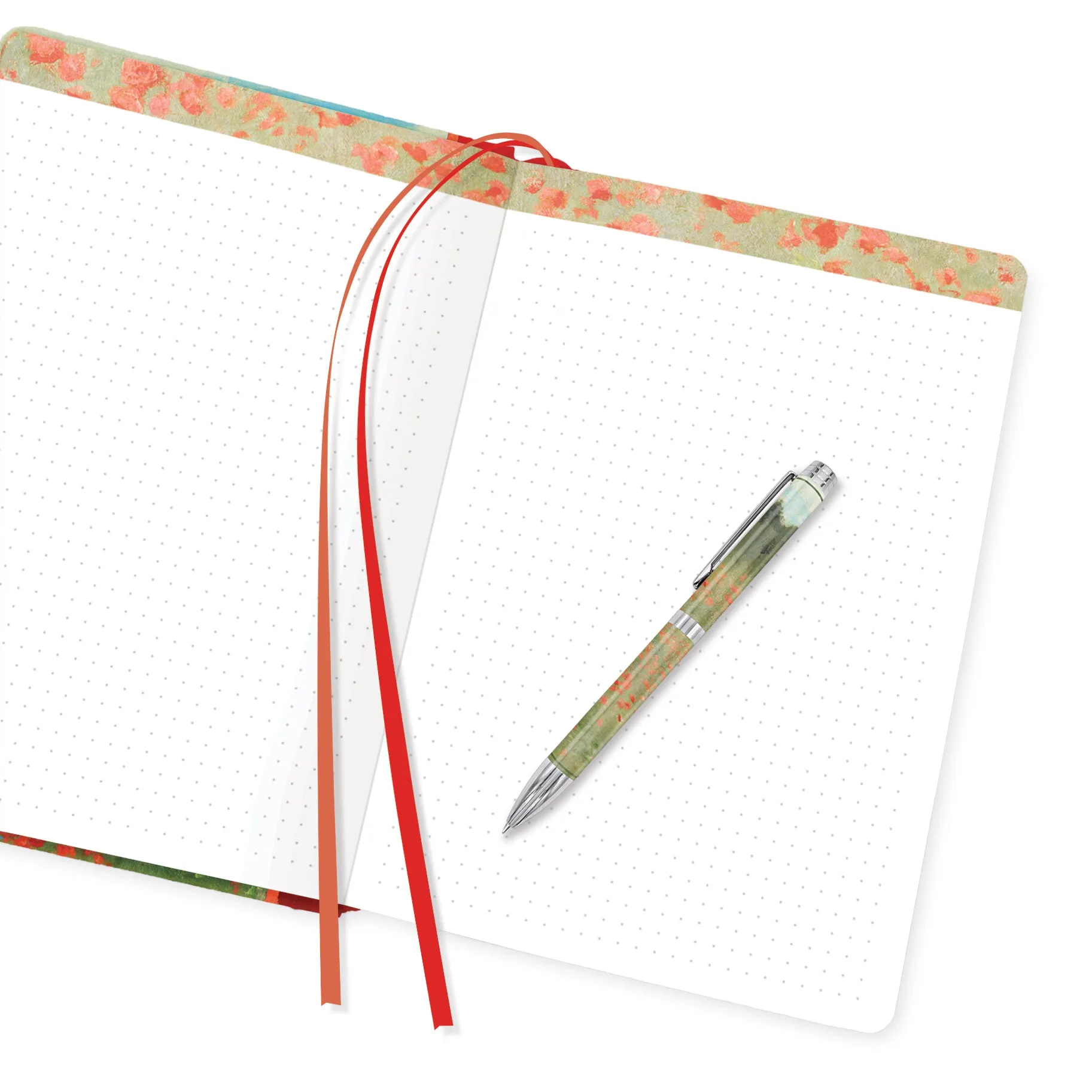 Writing Pen - Monet Poppy Field - Gift Boxed