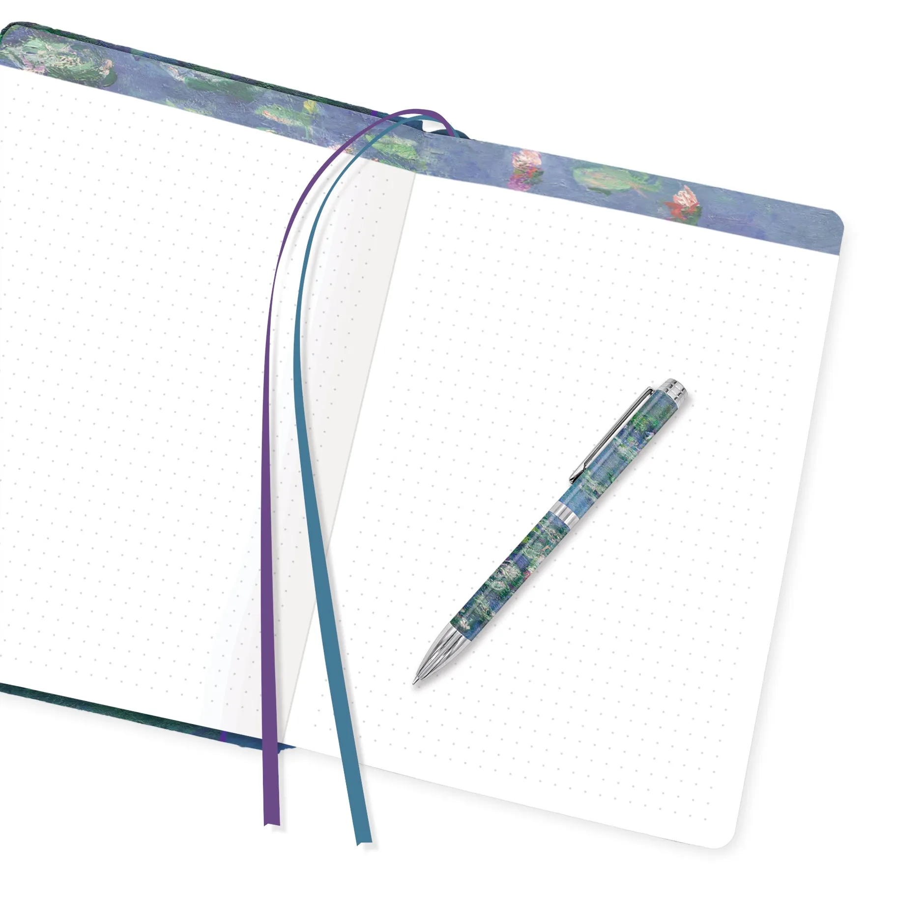 Writing Pen - Monet Water Lilies - Gift Boxed