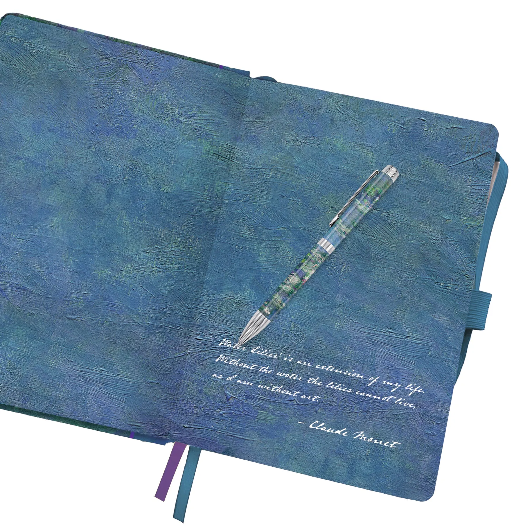 Writing Pen - Monet Water Lilies - Gift Boxed