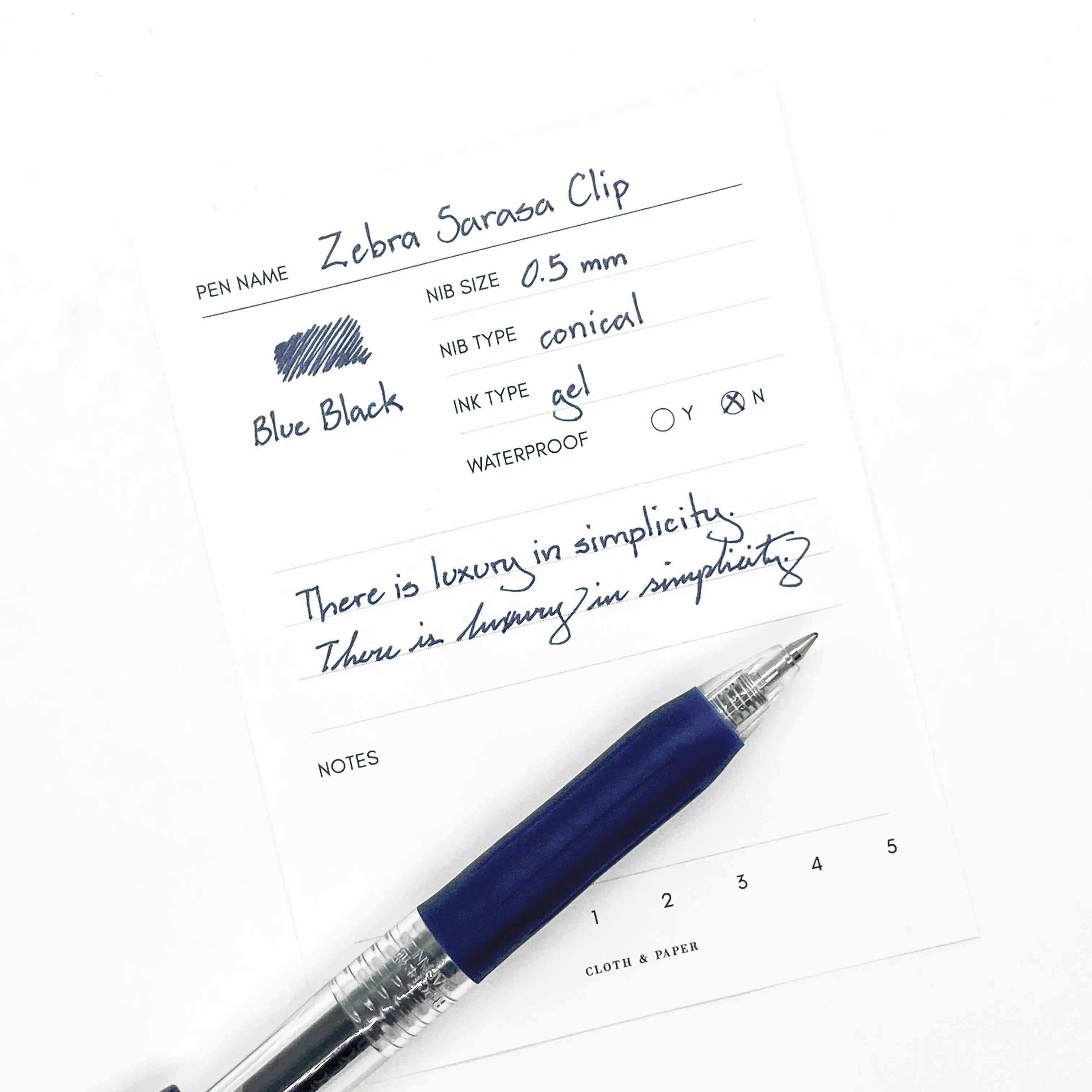 Zebra Sarasa Clip | 0.5 mm