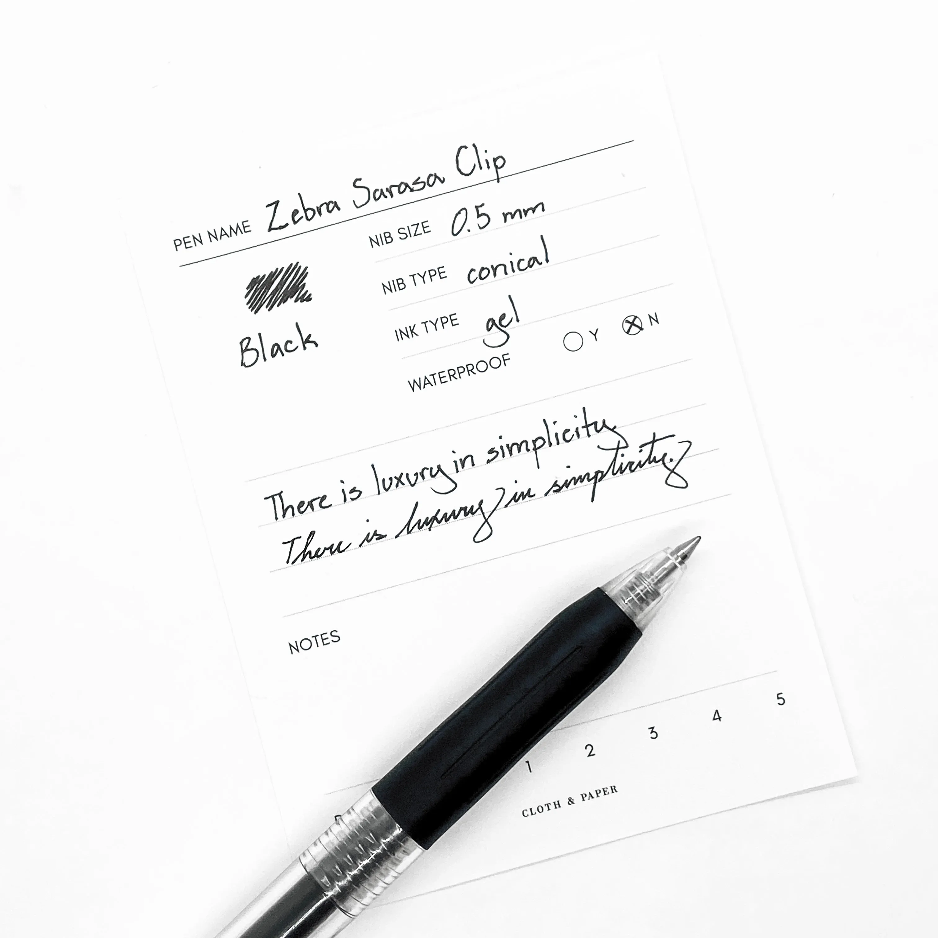 Zebra Sarasa Clip | 0.5 mm